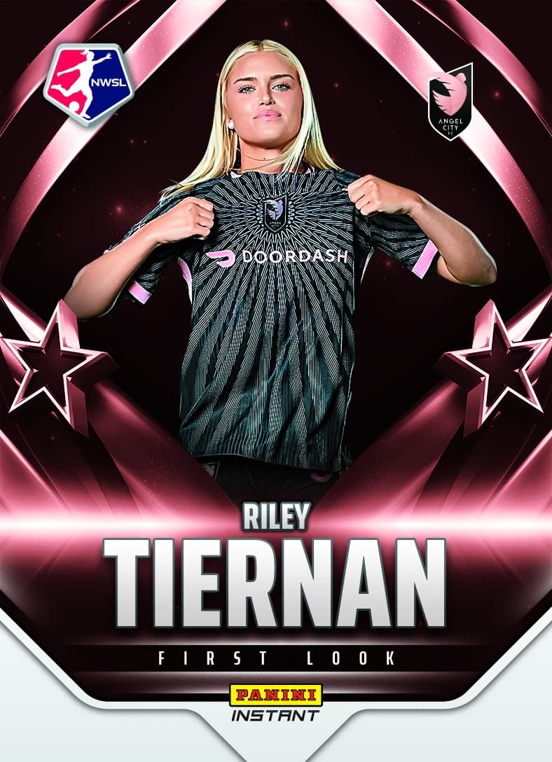 Riley Tiernan trading card